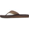 imageSanuk Mens Ziggy ST  Flip Flops for Men  Mens Sandals  Beach Sandals  Water Friendly ampamp Lightweight  Comfort FootbedTan