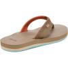 imageSanuk Mens Ziggy ST  Flip Flops for Men  Mens Sandals  Beach Sandals  Water Friendly ampamp Lightweight  Comfort FootbedTan Multi