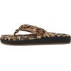 imageSanuk Womens Furreal St Cheetah FlipFlopTarzan