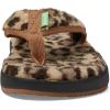 imageSanuk Womens Furreal St Cheetah FlipFlopTarzan