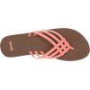 imageSanuk Womens Yoga Sandy  Flip Flops for Women  Yoga Sandals For Women  Memory Foam FootbedBurnt Coral