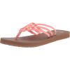 imageSanuk Womens Yoga Sandy  Flip Flops for Women  Yoga Sandals For Women  Memory Foam FootbedBurnt Coral