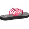 imageSanuk Womens Yoga Sandy  Flip Flops for Women  Yoga Sandals For Women  Memory Foam FootbedHot Pink