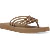 imageSanuk Womens Yoga Sandy  Flip Flops for Women  Yoga Sandals For Women  Memory Foam FootbedTobacco Brown
