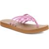 imageSanuk Womens Yoga Sandy  Flip Flops for Women  Yoga Sandals For Women  Memory Foam FootbedViolet Tulle