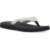 imageSanuk Womens Yoga Serenity  Flip Flops for Women  Yoga Sandals For Women  Memory Foam FootbedWhite