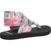 imageSanuk Womens Yoga Sling  Sandals for Women  Yoga Sandals For Women  Memory Foam Footbed  TwoWay Stretch UpperPink Multi