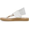 imageSanuk Womens Yoga Sling  Sandals for Women  Yoga Sandals For Women  Memory Foam Footbed  TwoWay Stretch UpperTan White