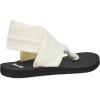 imageSanuk Womens Yoga Sling  Sandals for Women  Yoga Sandals For Women  Memory Foam Footbed  TwoWay Stretch UpperWhite Black