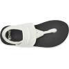 imageSanuk Womens Yoga Sling  Sandals for Women  Yoga Sandals For Women  Memory Foam Footbed  TwoWay Stretch UpperWhite Black