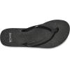 imageSanuk Yoga Joy  Flip Flops for Women  Yoga Sandals For Women  Womens Beach Sandals  Memory Foam FootbedBlack