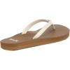 imageSanuk Yoga Joy  Flip Flops for Women  Yoga Sandals For Women  Womens Beach Sandals  Memory Foam FootbedWhite