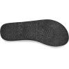 imageSanuk Yoga Joy  Flip Flops for Women  Yoga Sandals For Women  Womens Beach Sandals  Memory Foam FootbedWhite Black
