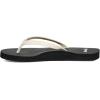 imageSanuk Yoga Joy  Flip Flops for Women  Yoga Sandals For Women  Womens Beach Sandals  Memory Foam FootbedWhite Black