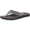 imageSanuk Mens Fraid Not  Flip Flops for Men  Mens Sandals  Beach Sandals  Supportive ampamp Lightweight  Comfort FootbedCharcoal