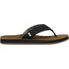 imageSanuk Mens Fraid Not Soft Top  Flip Flops for Men  Mens Sandals  Beach Sandals  Supportive ampamp Lightweight  Comfort FootbedBlack