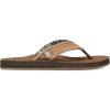 imageSanuk Mens Fraid Not Soft Top  Flip Flops for Men  Mens Sandals  Beach Sandals  Supportive ampamp Lightweight  Comfort FootbedKhaki