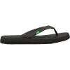 imageSanuk Womens Yoga Serenity  Flip Flops for Women  Yoga Sandals For Women  Memory Foam FootbedBlack