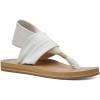imageSanuk Womens Yoga Sling  Sandals for Women  Yoga Sandals For Women  Memory Foam Footbed  TwoWay Stretch UpperTan White
