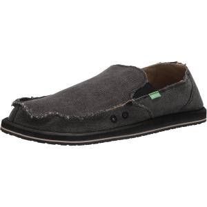 imageSanuk Mens Sidewalk Surfer  Mens Shoes  Slip On Shoes for Men  Mens Slipon Loafers  Memory Foam FootbedCharcoal