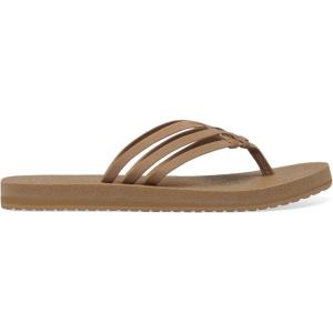 imageSanuk Womens Yoga Sandy  Flip Flops for Women  Yoga Sandals For Women  Memory Foam FootbedTobacco Brown