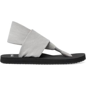 imageSanuk Womens Yoga Sling  Sandals for Women  Yoga Sandals For Women  Memory Foam Footbed  TwoWay Stretch UpperPaloma Grey