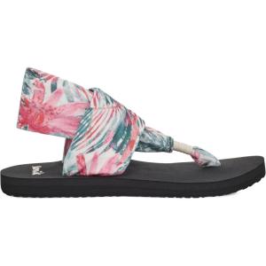 imageSanuk Womens Yoga Sling  Sandals for Women  Yoga Sandals For Women  Memory Foam Footbed  TwoWay Stretch UpperPink Multi