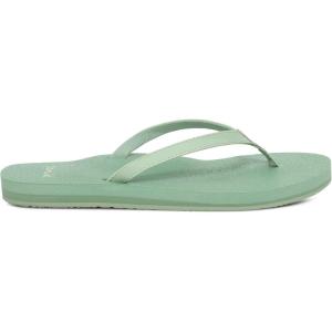 imageSanuk Yoga Joy  Flip Flops for Women  Yoga Sandals For Women  Womens Beach Sandals  Memory Foam FootbedAqua Foam
