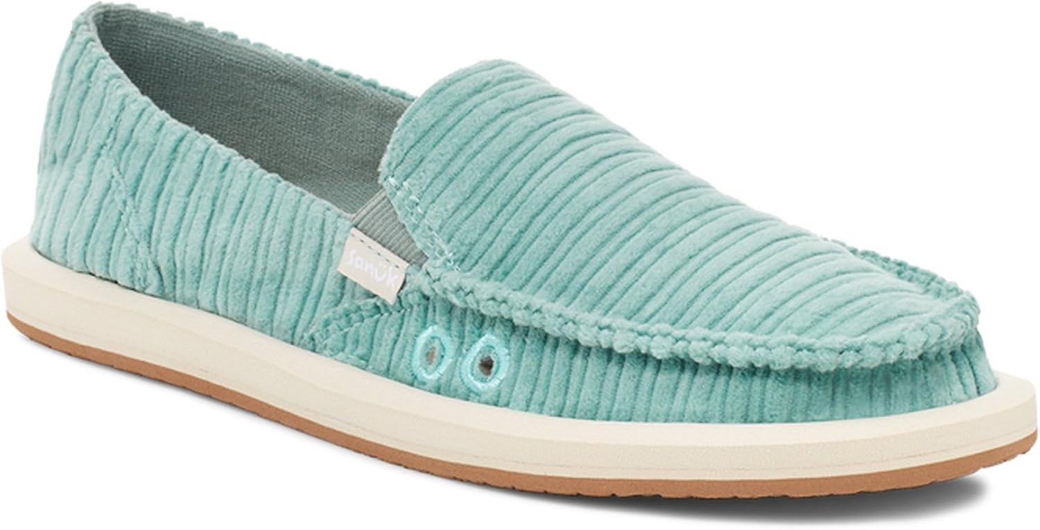 imageSanuk Donna Vintage Corduroy  Women LoafersDusty Turquoise