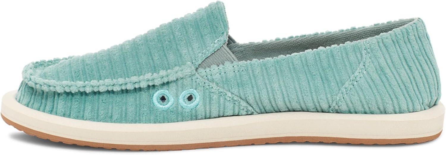 imageSanuk Donna Vintage Corduroy  Women LoafersDusty Turquoise