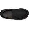 imageSanuk Mens Donny Loafers for Men  Mens Shoes  Slip On Shoes for Men  Mens Slipon Loafers  Memory Foam FootbedBlackout