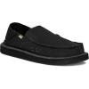 imageSanuk Mens Donny Loafers for Men  Mens Shoes  Slip On Shoes for Men  Mens Slipon Loafers  Memory Foam FootbedBlackout
