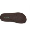 imageSanuk On the Rocks Mens Beach Sandals  Flip Flops for Men  Quick Dry FlipFlop Slides  Supportive ampamp Lightweight  Arch Support FootbedChocolate