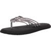 imageSanuk Womens Yoga Salty  Flip Flops for Women  Yoga Sandals For Women  Memory Foam FootbedPewter
