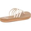 imageSanuk Yoga Sandy II  Flip Flops for Women  Yoga Sandals For Women  Womens Beach Sandals  Memory Foam FootbedTanWhite