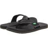 imageSanuk Kids unisexkids Root Beer Cozy Flip FlopBlack