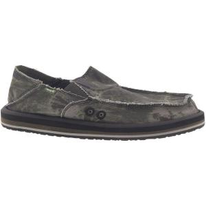 imageSanuk Mens Donny Hemp Loafers  Mens Shoes  Slip On Shoes for Men  Mens Slipon Loafers  Memory Foam FootbedBlackGrey Tiedye