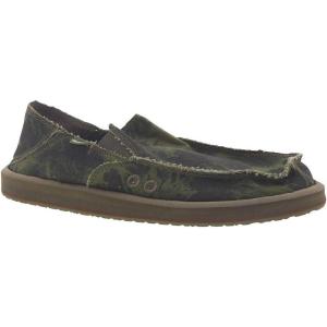imageSanuk Mens Donny Hemp Loafers  Mens Shoes  Slip On Shoes for Men  Mens Slipon Loafers  Memory Foam FootbedGreenNavy Tie Dye
