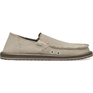 imageSanuk Mens Hemp Loafers  Mens Shoes  Slip On Shoes for Men  Mens Slipon Loafers  Comfort FootbedNatural