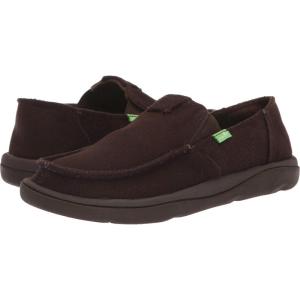 imageSanuk Mens Vagabond Tripper Chill Loafer FlatBrownBrown