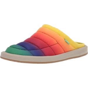 imageSanuk UnisexChild Lil Puffer Low MuleRainbow