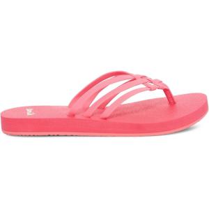 imageSanuk Yoga Sandy II  Flip Flops for Women  Yoga Sandals For Women  Womens Beach Sandals  Memory Foam FootbedSugar Coral