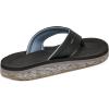 imageSanuk Mens Tide Rush  Flip Flops for Men  Mens Sandals  Beach Sandals  Supportive ampamp Lightweight  Comfort FootbedBlack