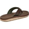 imageSanuk Mens Tide Rush  Flip Flops for Men  Mens Sandals  Beach Sandals  Supportive ampamp Lightweight  Comfort FootbedDark Brown