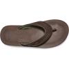 imageSanuk Mens Tide Rush  Flip Flops for Men  Mens Sandals  Beach Sandals  Supportive ampamp Lightweight  Comfort FootbedDark Brown