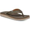 imageSanuk Mens Tide Rush  Flip Flops for Men  Mens Sandals  Beach Sandals  Supportive ampamp Lightweight  Comfort FootbedOlive