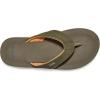 imageSanuk Mens Tide Rush  Flip Flops for Men  Mens Sandals  Beach Sandals  Supportive ampamp Lightweight  Comfort FootbedOlive