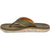 imageSanuk Mens Tide Rush  Flip Flops for Men  Mens Sandals  Beach Sandals  Supportive ampamp Lightweight  Comfort FootbedOlive
