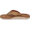 imageSanuk Mens Tide Rush  Flip Flops for Men  Mens Sandals  Beach Sandals  Supportive ampamp Lightweight  Comfort FootbedTan