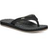 imageSanuk Mens Ziggy Plush  Flip Flops for Men  Mens Sandals  Beach Sandals  Supportive ampamp Lightweight  Comfort FootbedBlack